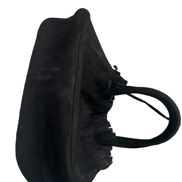 Black suede Ferragamo with pouch - Picture 7 of 7